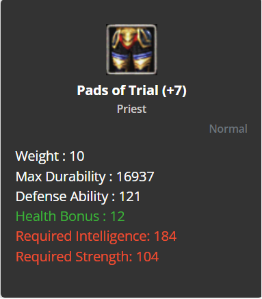 Pads Of Trial +7 (HP)